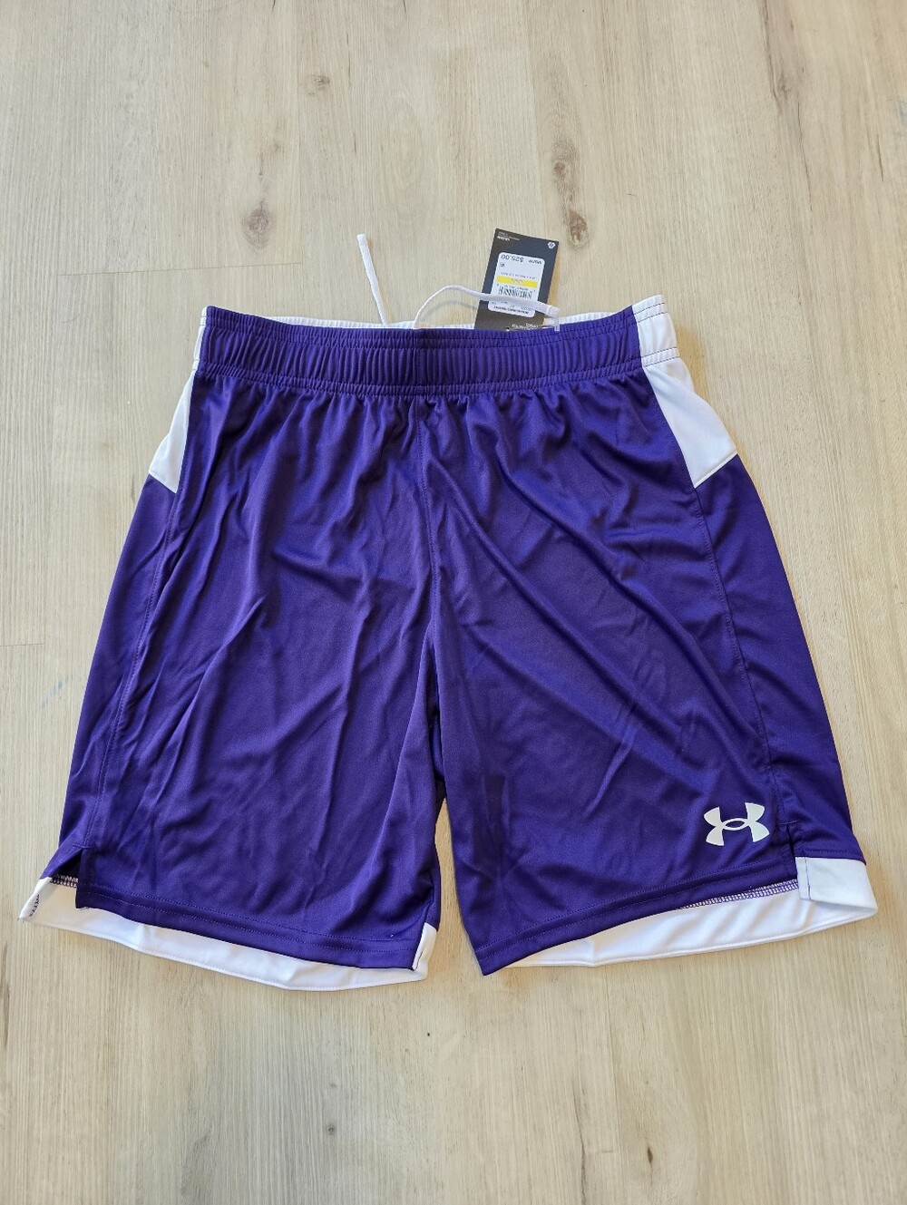 Under Armour Men's Maquina 3.0 Short Size M Purple/White